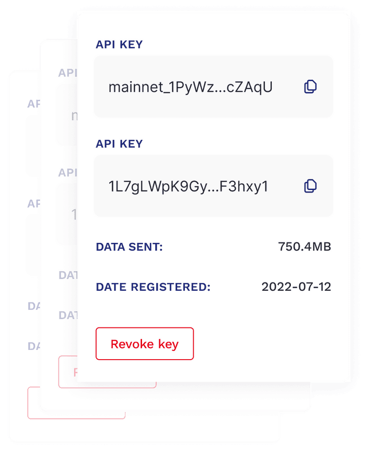 Private keys are held locally-image
